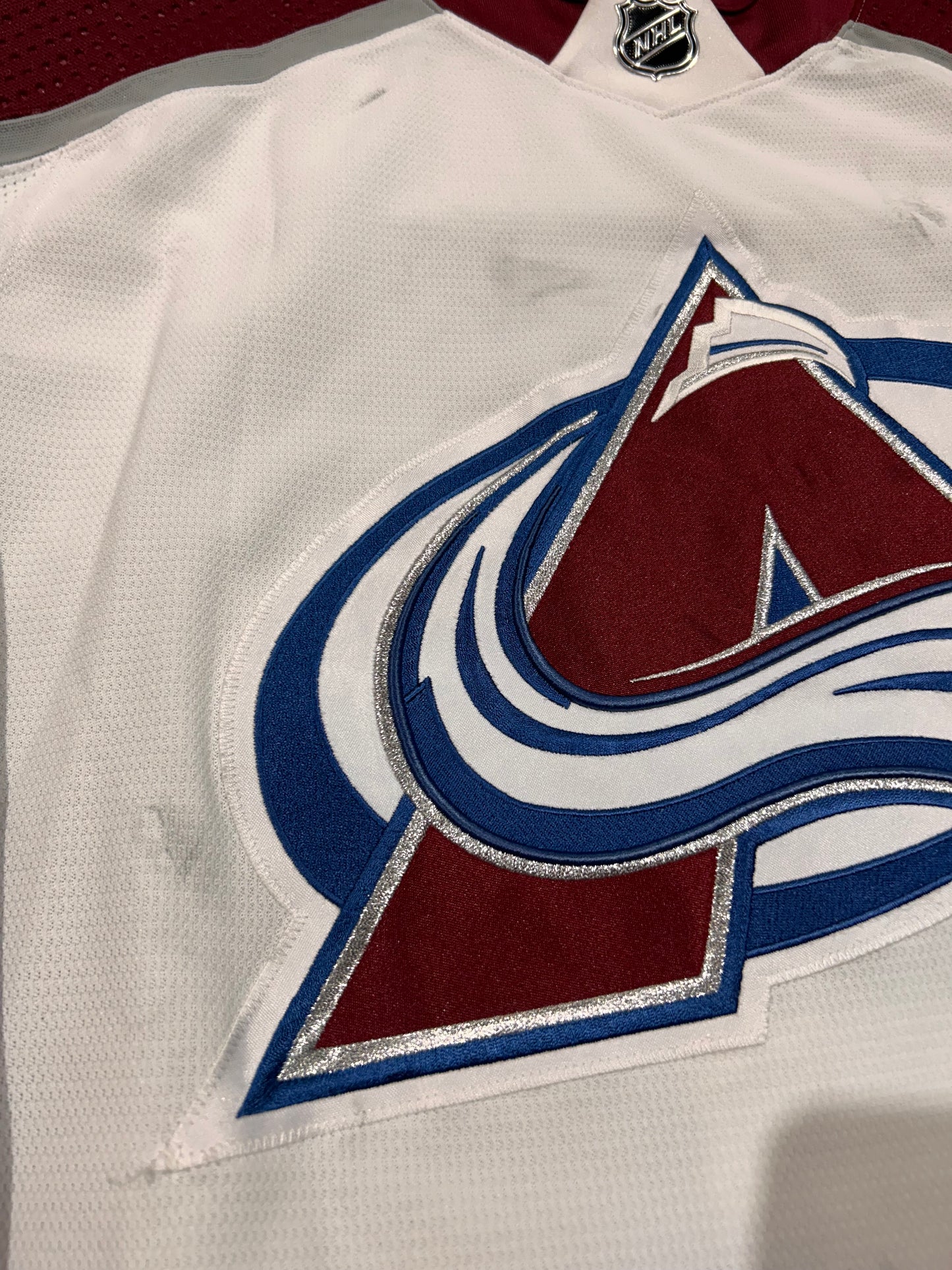 Alexander Georgiev 2022/23 Colorado Avalanche Away #40 Game Worn Jersey