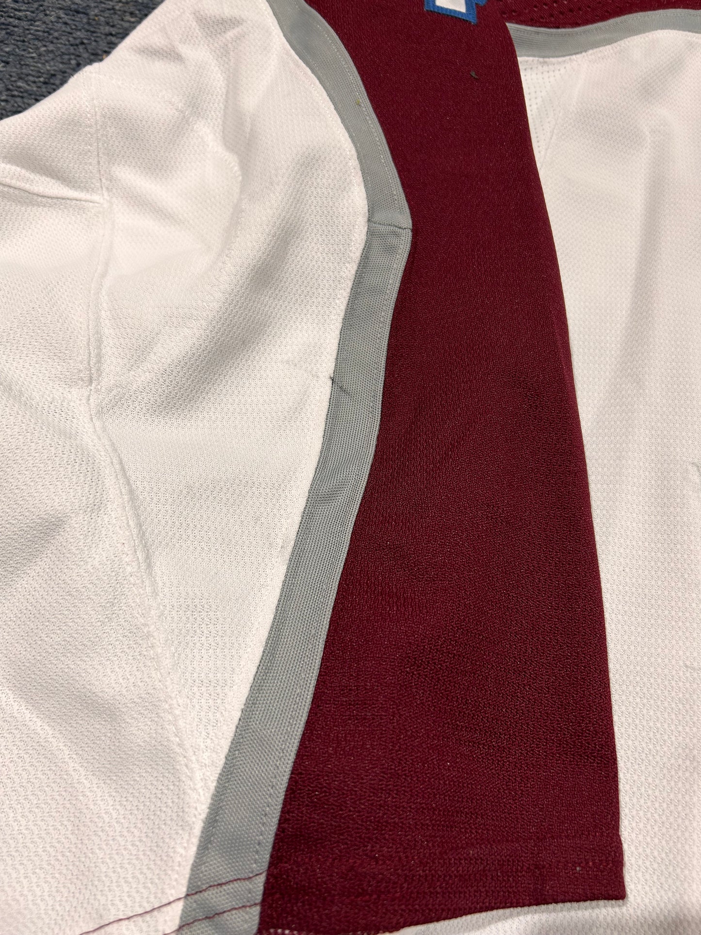 Alexander Georgiev 2022/23 Colorado Avalanche Away #40 Game Worn Jersey