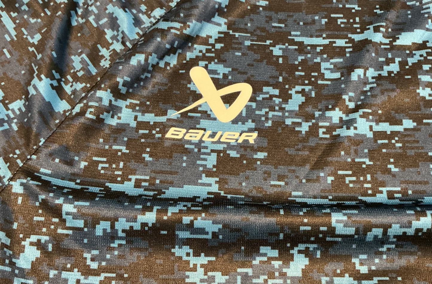 New Blue Bauer Camo Tech Pullover