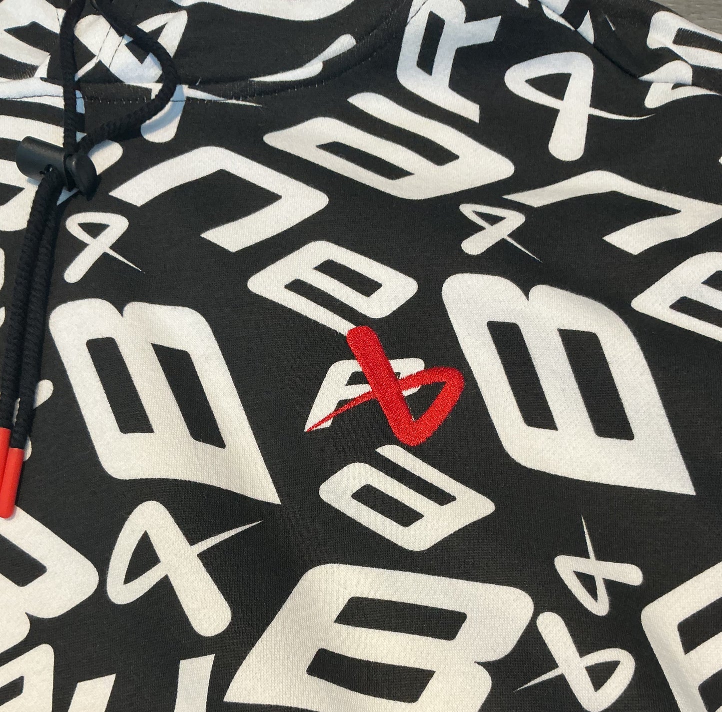 New Black and White Bauer Hyperlite Letter Bomb Sweatshirt