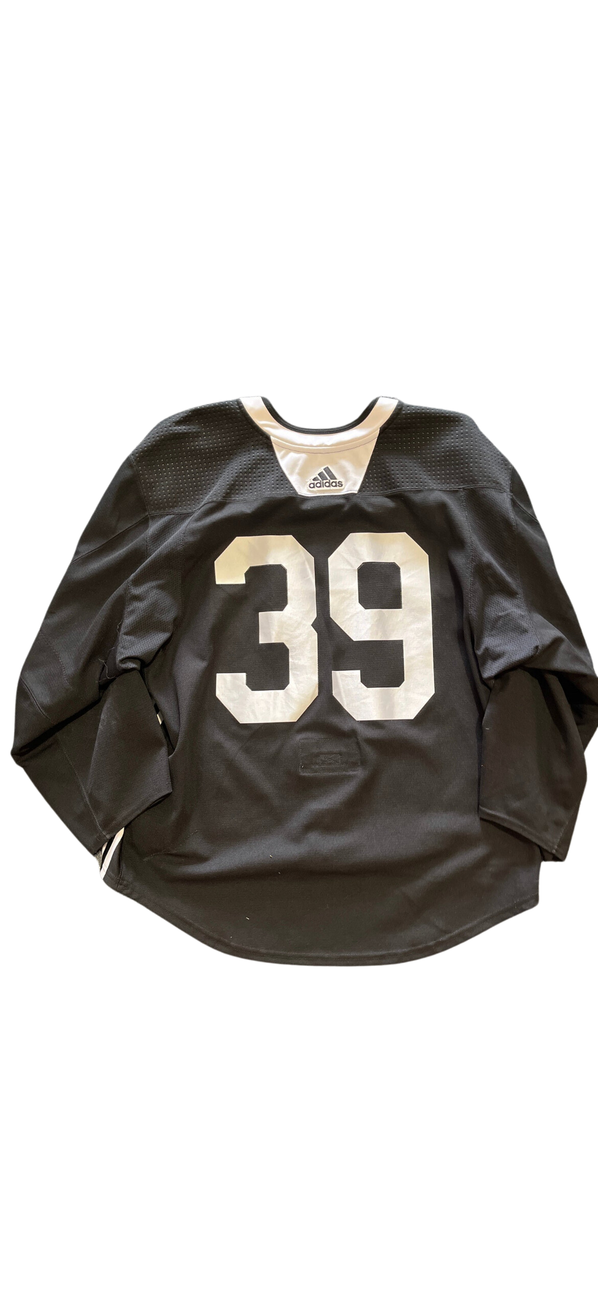 Used Black 58G Colorado Avalanche Goalie Cut Jersey (Multiple Numbers)