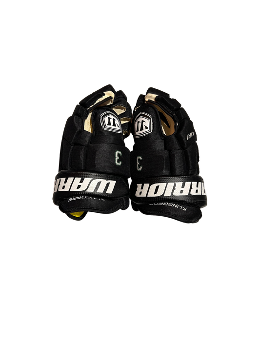 New Klingberg Black Dallas Stars 13" Warrior Covert QR1 Pro Gloves