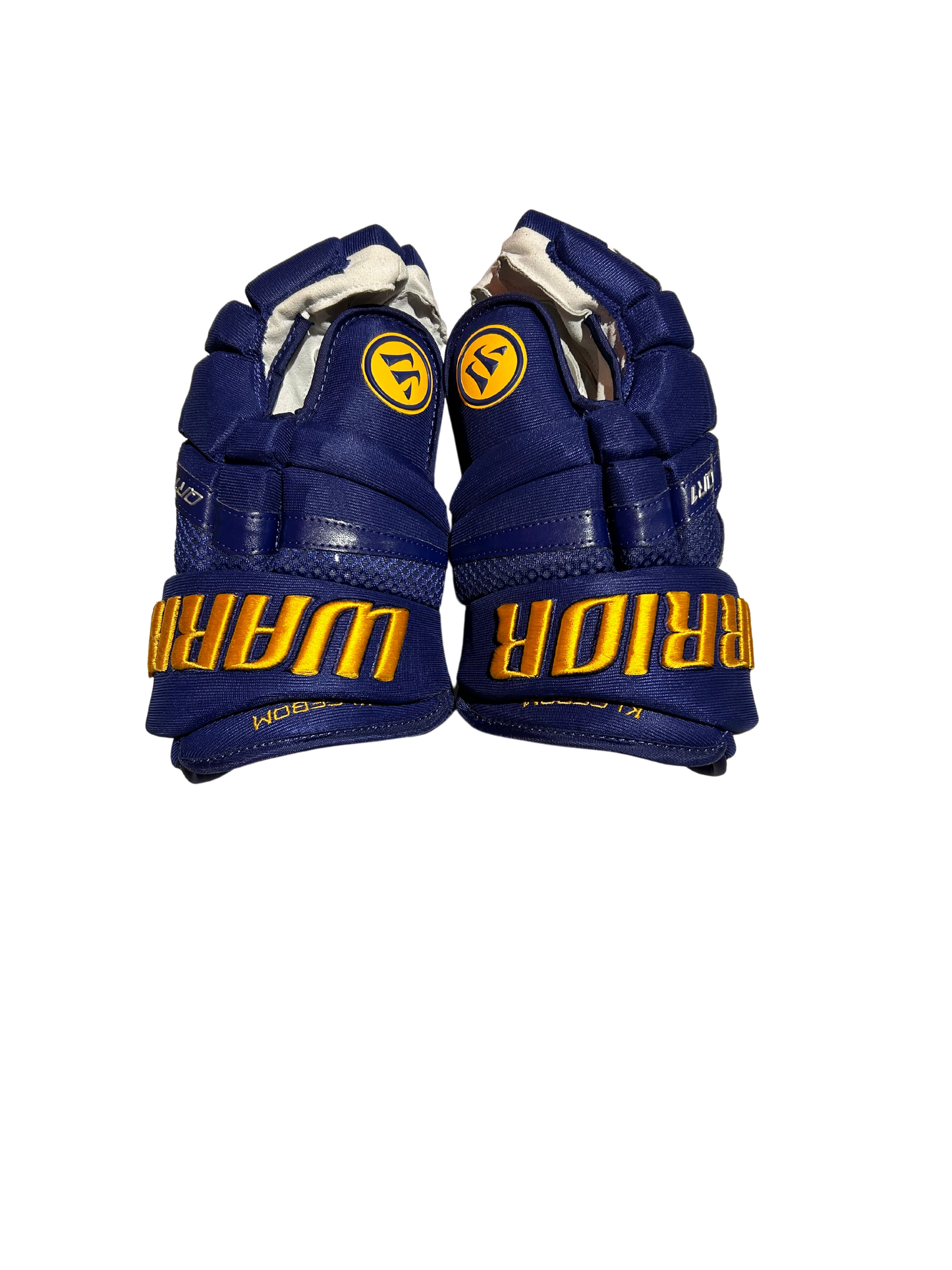 New Navy & Gold Team Sweden 15" Warrior QR1 Pro Gloves (Multiple Options)