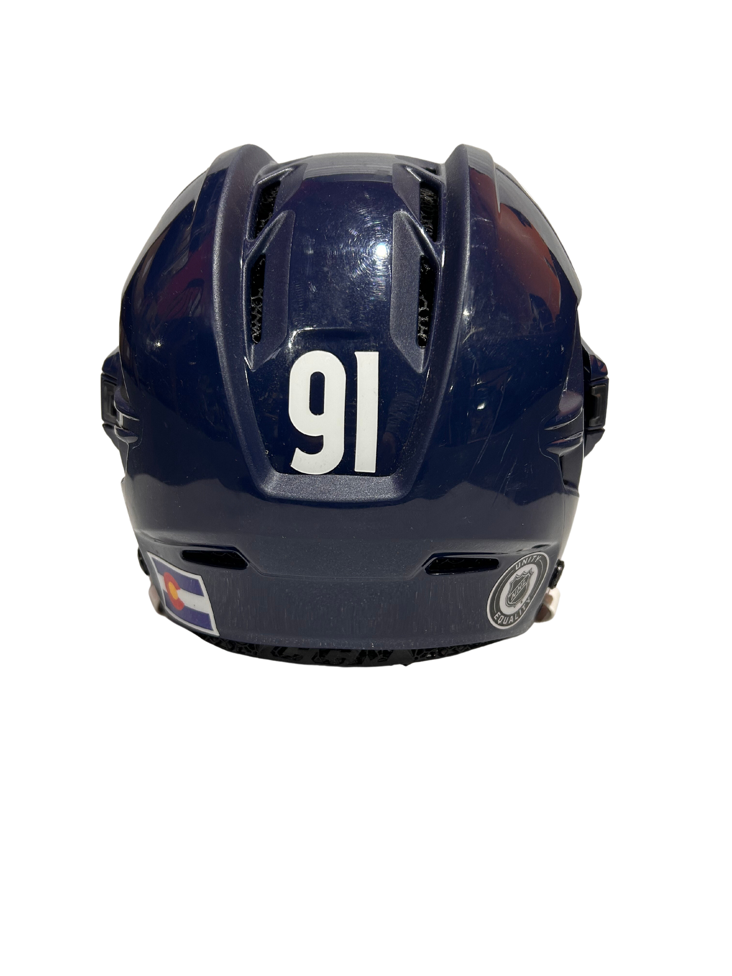2021/22 Colorado Avalanche Game Worn Alternate Helmets (Multiple Players)