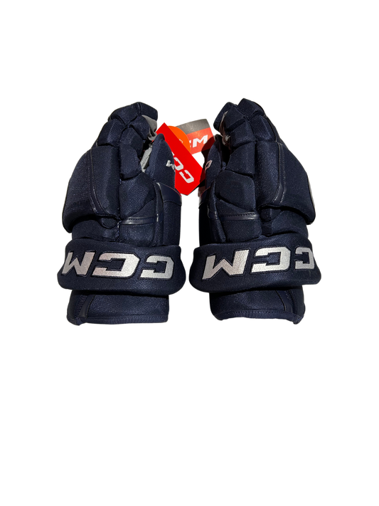 New Team Issued Navy Colorado Avalanche CCM HG12PP Gloves (Multiple Sizes)