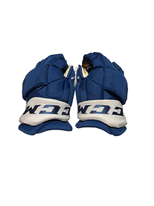 New Blue Team Issued Colorado Avalanche CCM Jetspeed Gloves (Multiple Sizes)