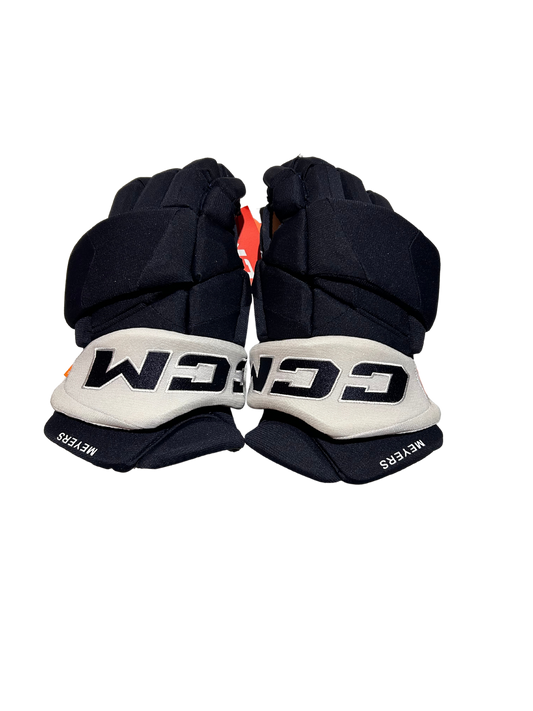 New Navy & White Colorado Avalanche CCM Jetspeed Gloves (Multiple Sizes)