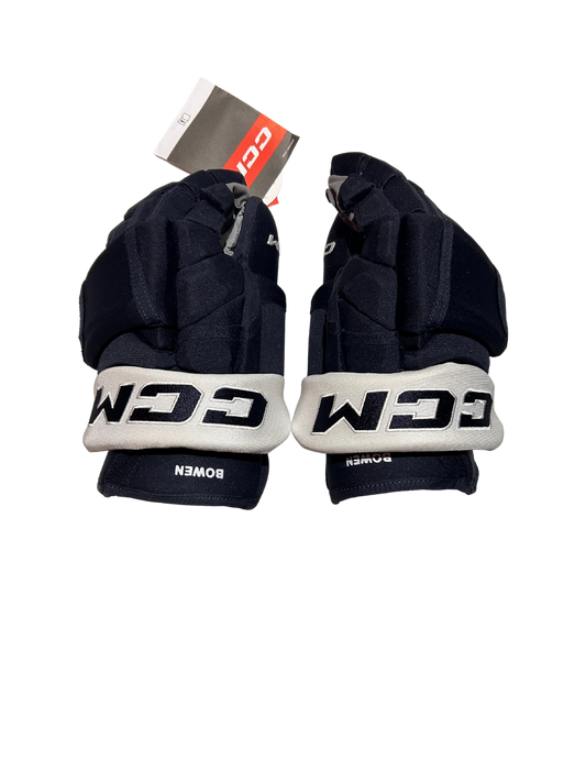 New Bowen Byram Navy & White Colorado Avalanche 14" CCM HG12PP Gloves