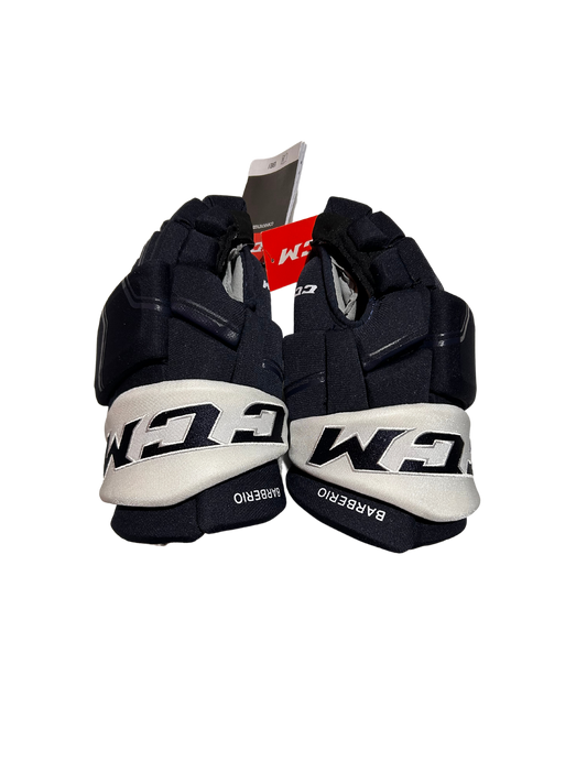 New Barberio Navy & White Colorado Avalanche 14" CCM HGQL Gloves