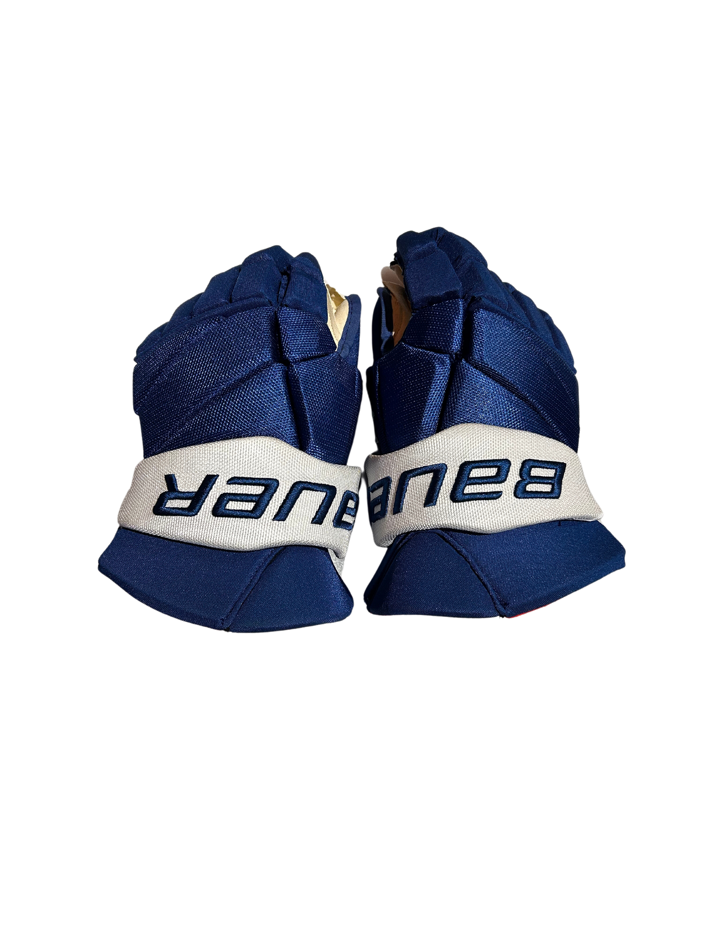New Team Issued Blue Colorado Avalanche 15" Bauer Vapor X Gloves (Extended Cuff)