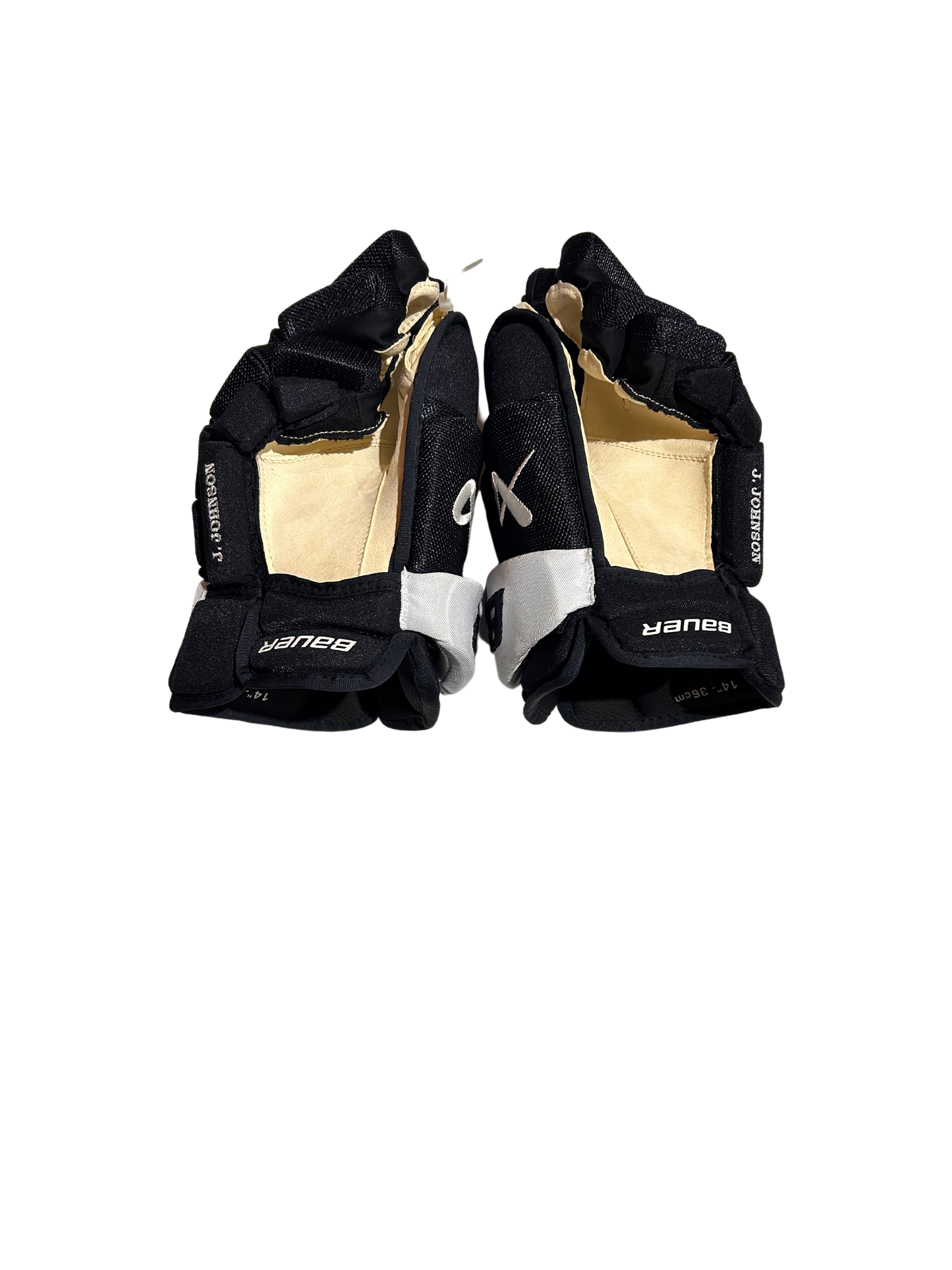 New Player Issued Navy Colorado Avalanche 14" Bauer Vapor Hyperlite Gloves