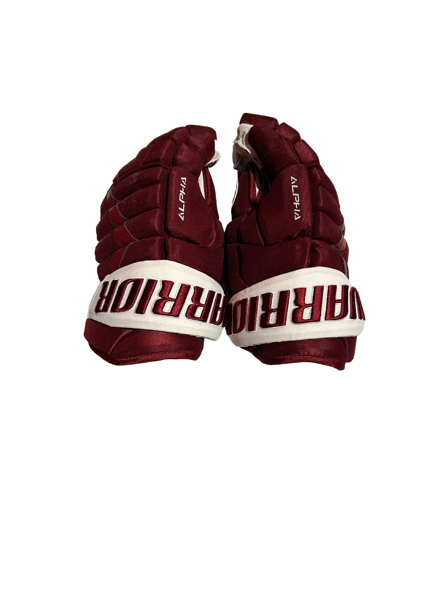 New Team Issued Reverse Retro Colorado Avalanche Warrior Alpha Gloves (Multiple Sizes)