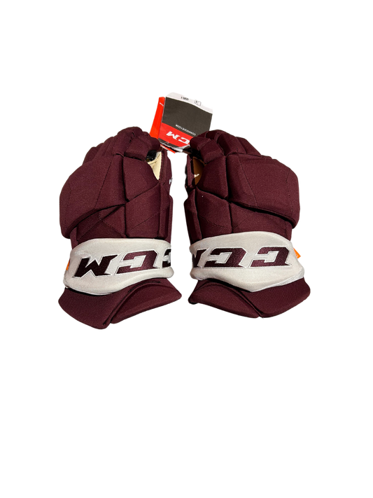 New Team Issued Reverse Retro Colorado Avalanche 15" CCM Jetspeed Gloves