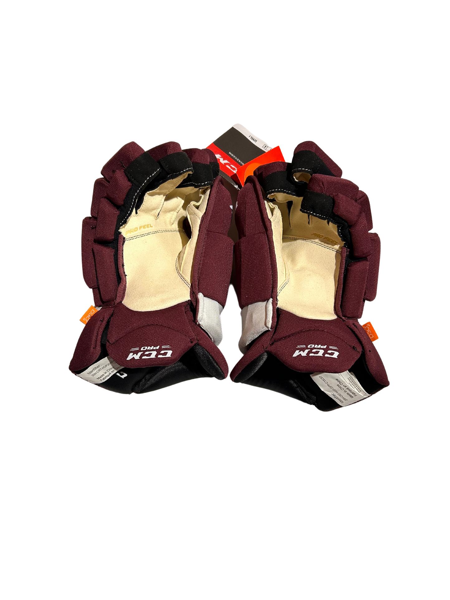 New Team Issued Reverse Retro Colorado Avalanche 15" CCM Jetspeed Gloves