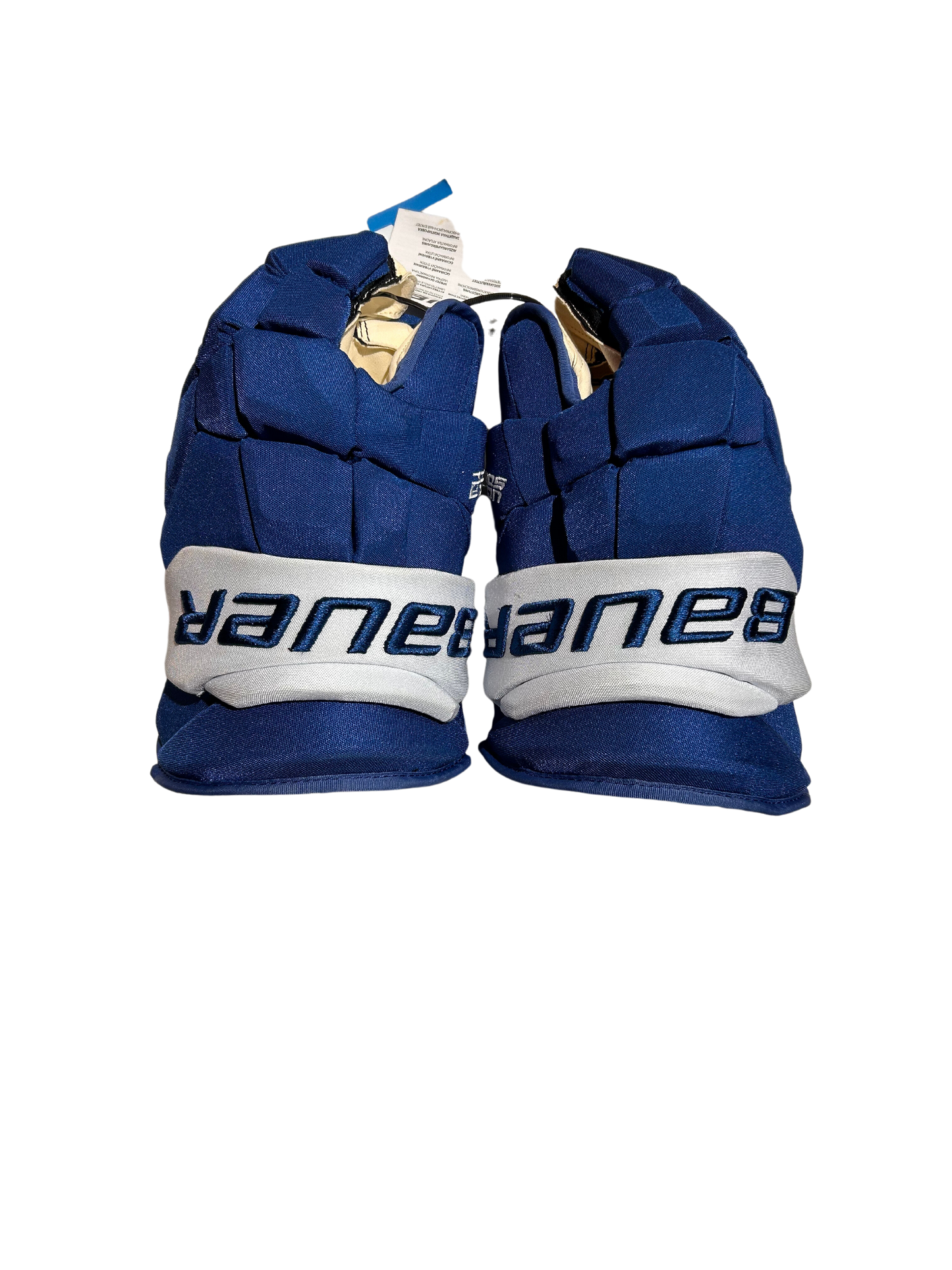 New Helm Blue Colorado Avalanche 14" Bauer Ultrasonic Gloves (Extended or Short Cuff)