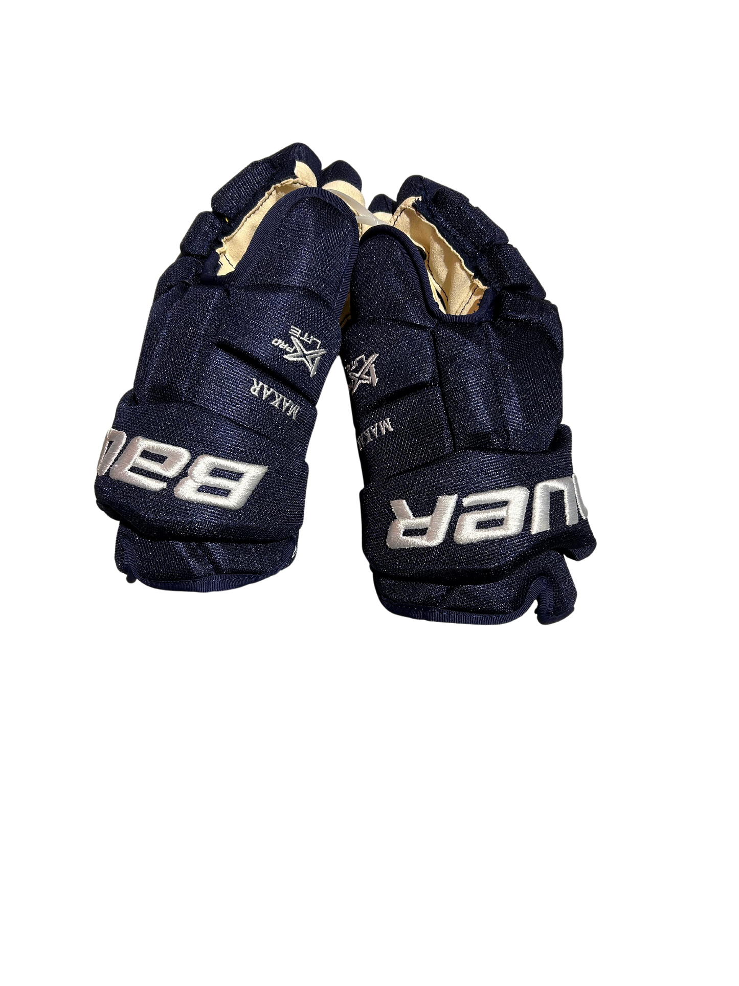 New Makar Navy Colorado Avalanche 14" Bauer Vapor 1X Lite Gloves