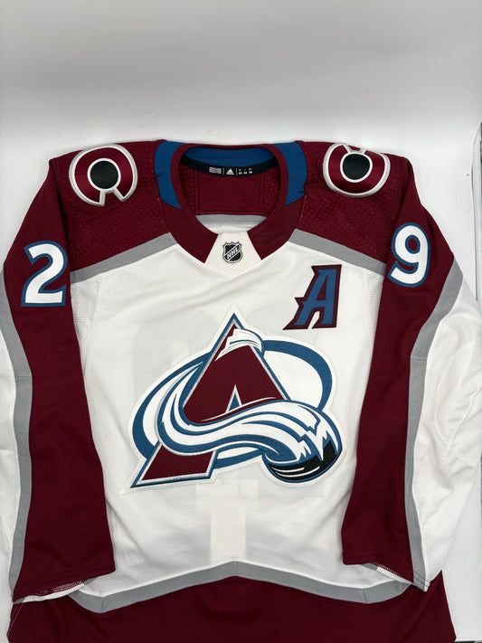 Nathan MacKinnon Colorado Avalanche Road Made in Canada Jersey