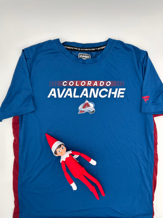 Colorado Avalanche Blue Team Issued Shirt