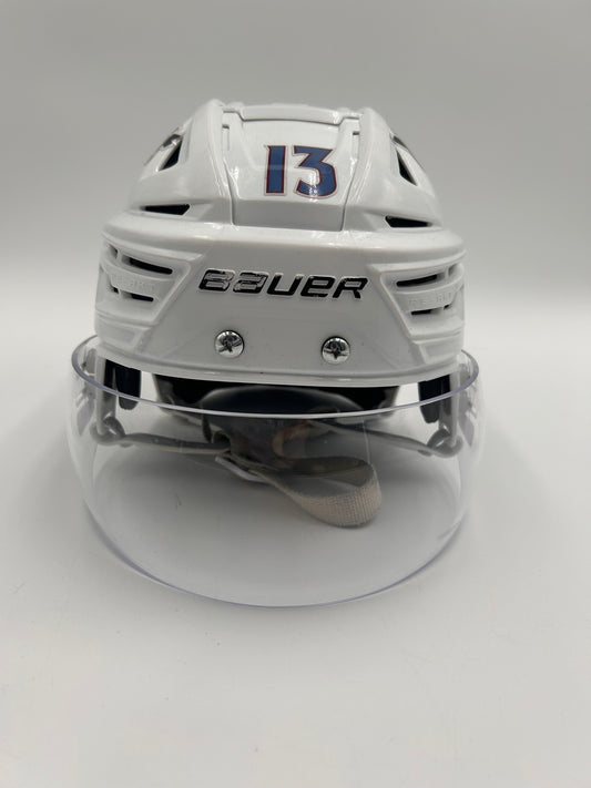 Valeri Nichushkin 2023/24 Colorado Avalanche Game Worn Away Helmet