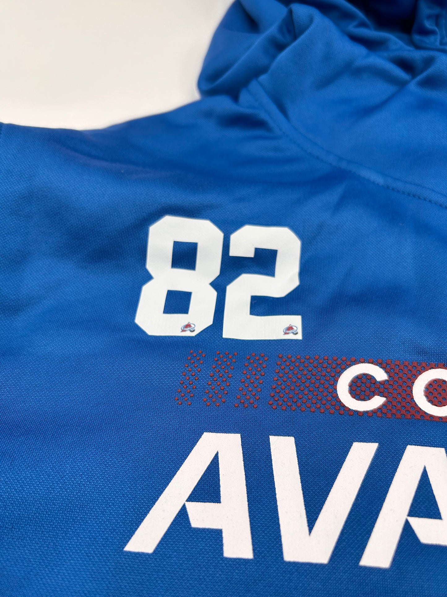 2022 Colorado Avalanche "Baby Blue" Player Worn Sweatshirts
