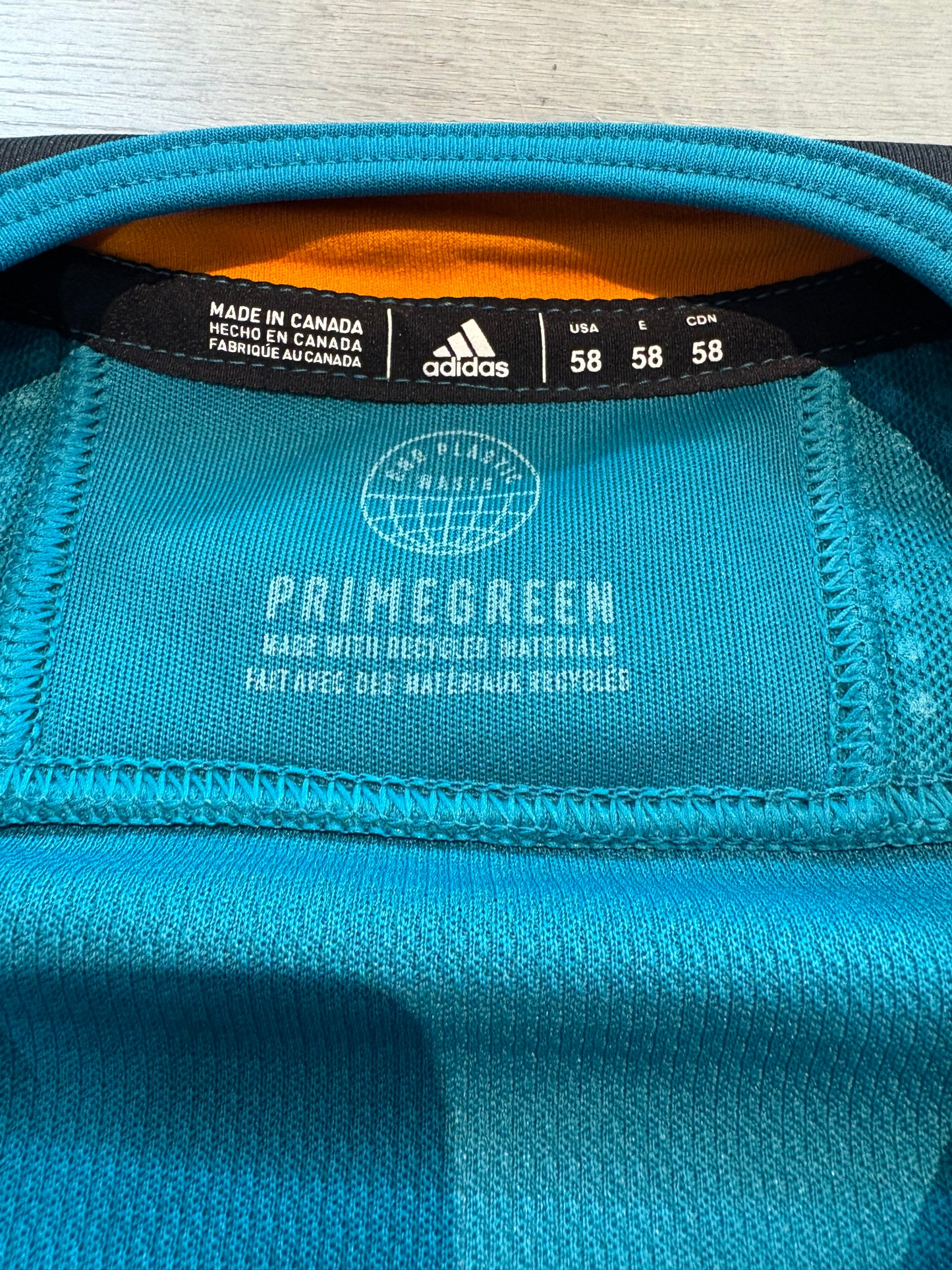 San Jose Sharks Home Adidas Made in Canada Jersey