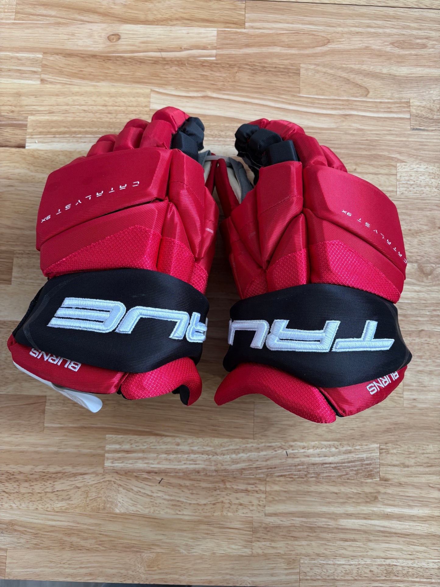 New Carolina Hurricanes True 14" Pro Stock Burns Catalyst 9X Pro Gloves