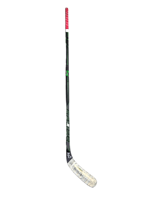 Jach Hughes New Jersey Devils Game Used & Signed Stick