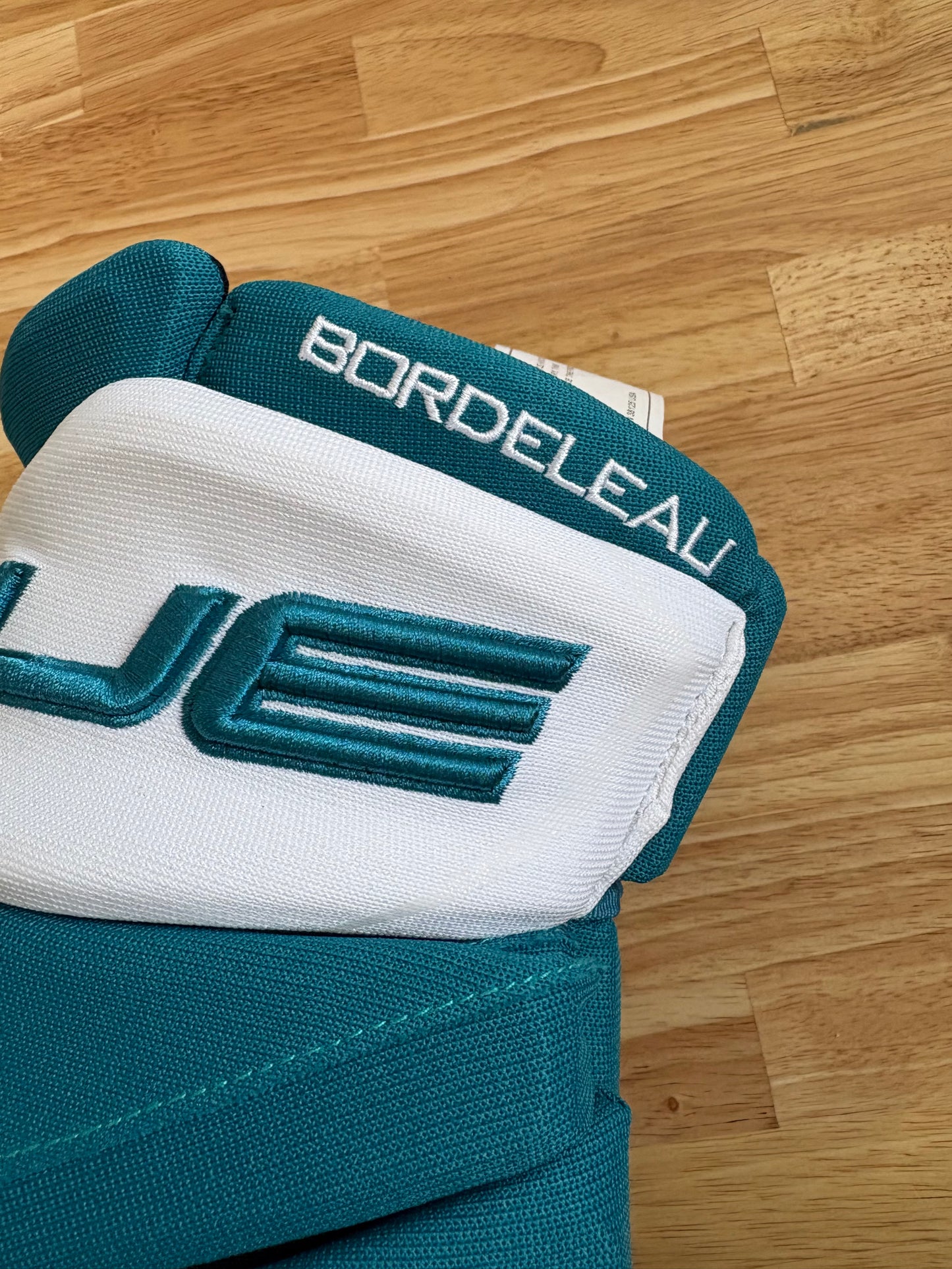 New San Jose Sharks True 14" Pro Stock Borderleau Catalyst 9X Pro Gloves