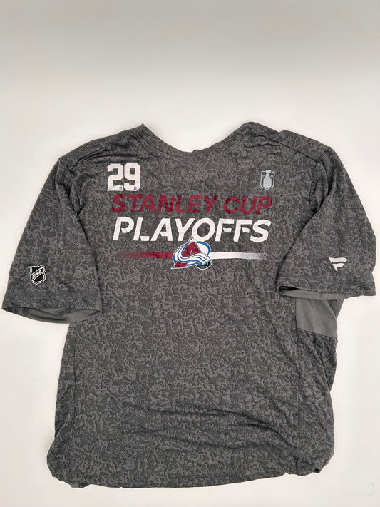 Colorado Avalanche 2023 Playoff Worn/Issued T-Shirts