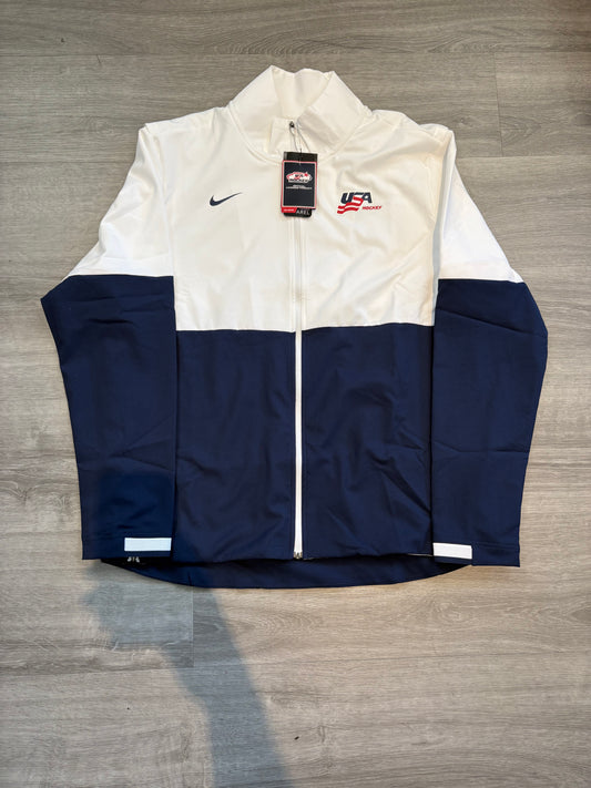 New Nike Team USA Full Zip Light Weight Jacket (Large)