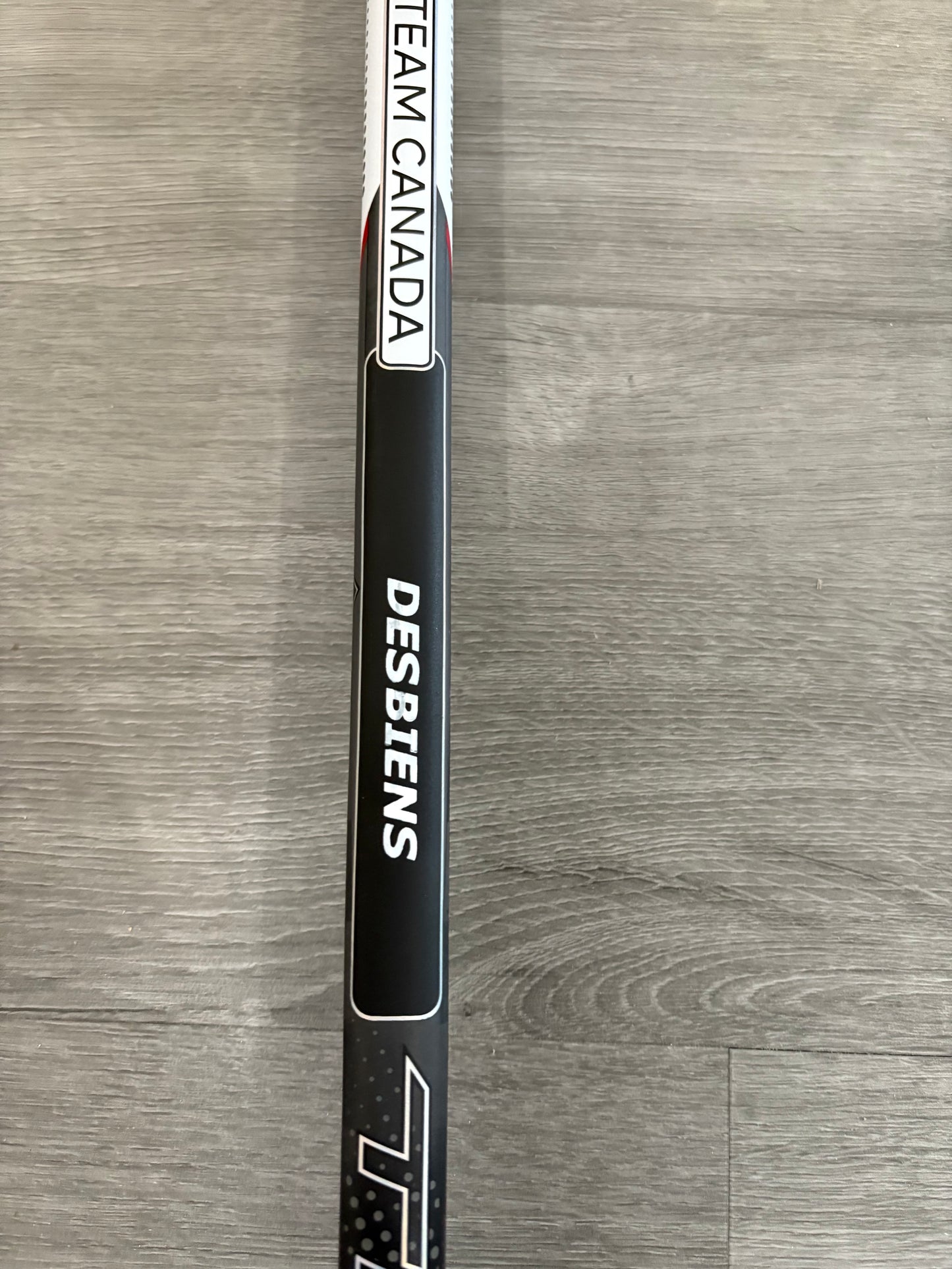 New TEAM CANADA True Regular 25" Paddle Pro Stock Desblens HZRDUS 9X4 Goalie Stick