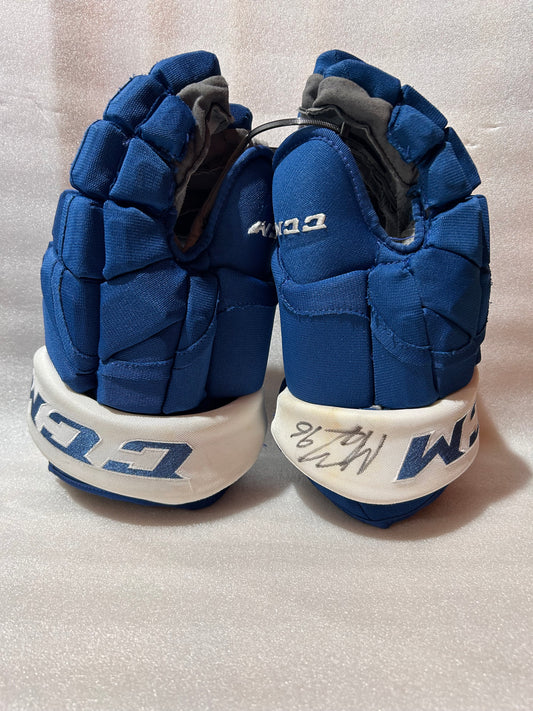 Mikko Rantanen Game Worn & Signed Gloves #1