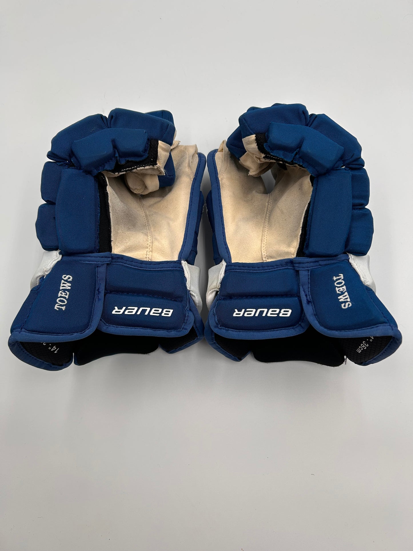 Devon Toews Colorado Avalanche Game Worn Gloves