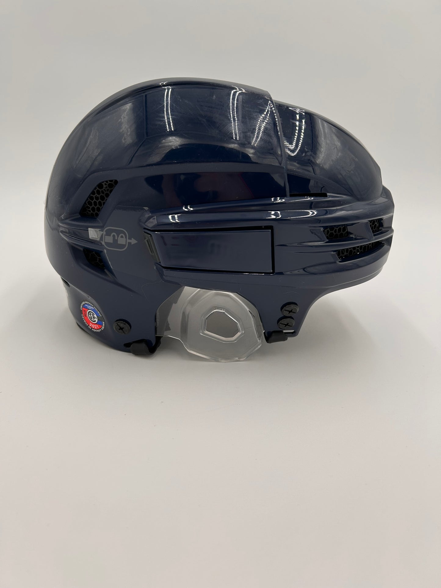 New Colorado Avalanche Prostock CCM Tacks X Total Custom “Navy” Helmet