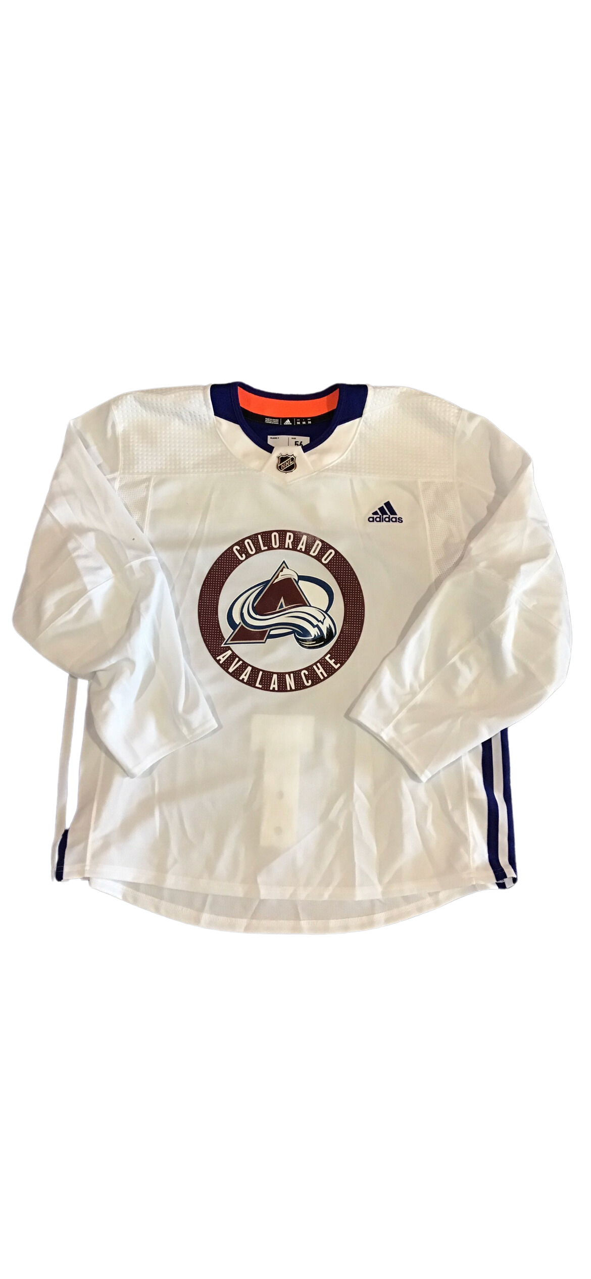 Used Colorado Avalanche White Camp Practice Jersey (Multiple Sizes)