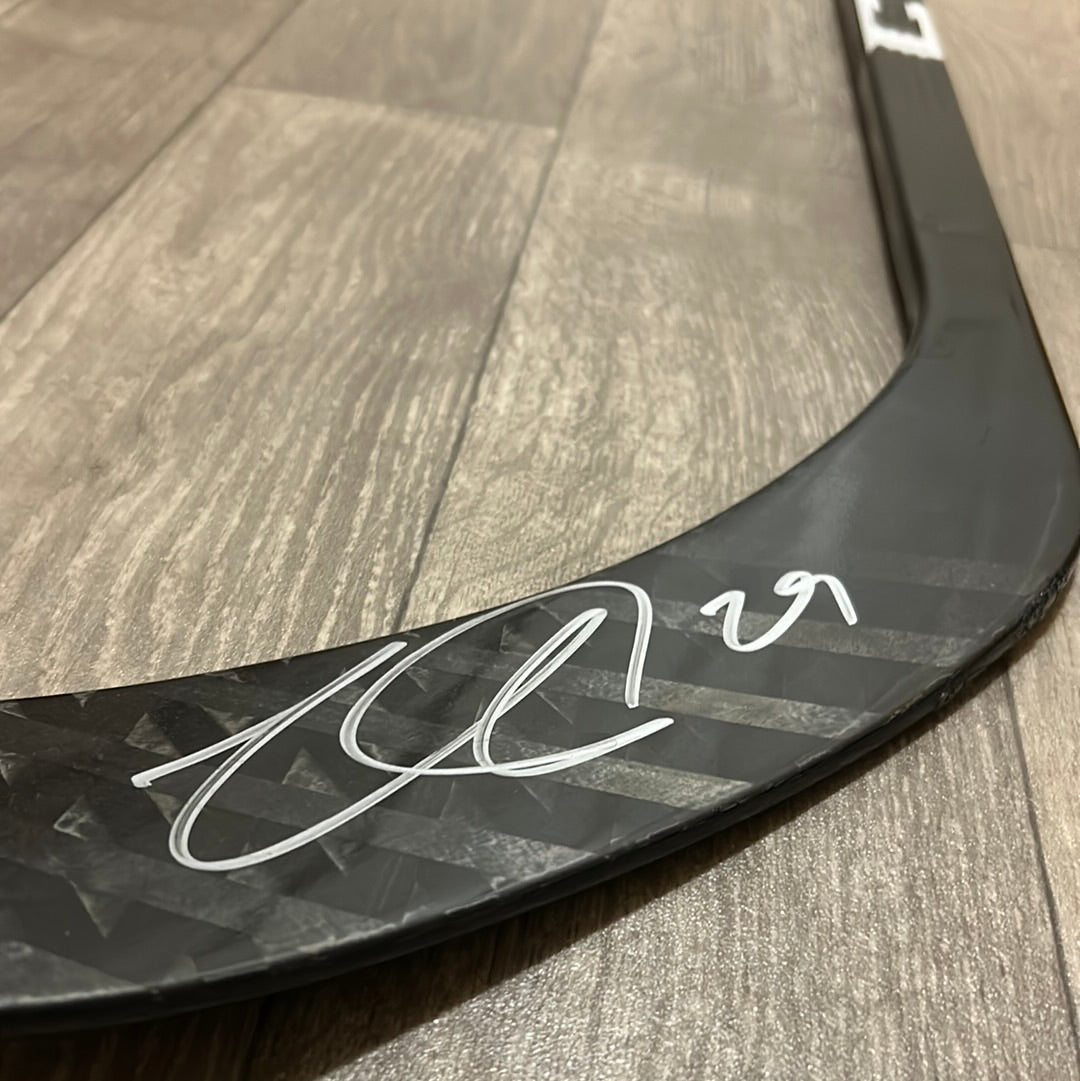 Nathan MacKinnon Game Used & Signed Stick #1