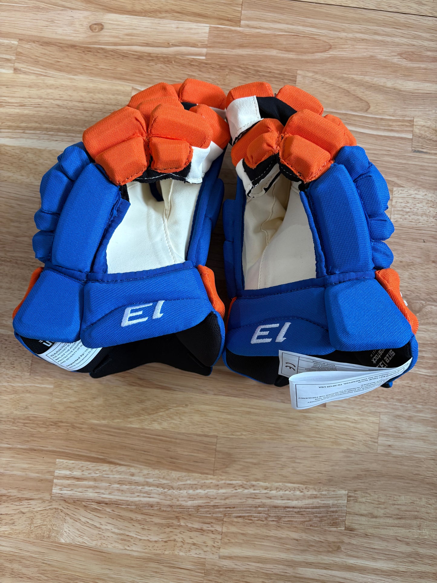 New New York Islanders True 13.5" Pro Stock Barzal Catalyst 9X Pro Gloves