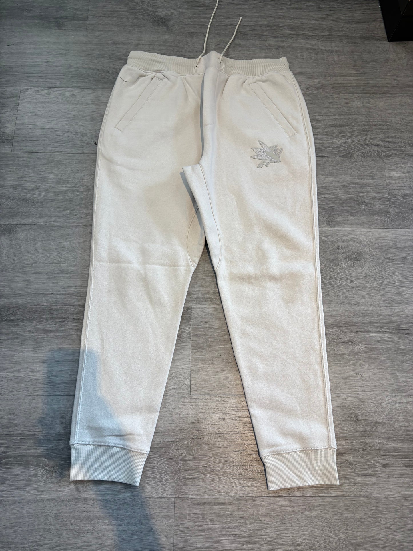 San Jose Sharks Team Issued Fanatics Tan Men's Pants (Large)