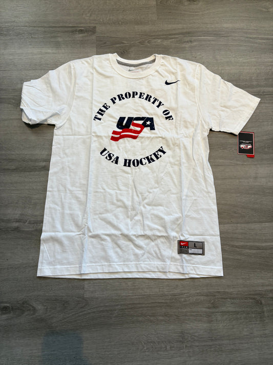 New Team USA White Nike Short Sleeve Shirt (Large)