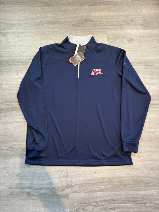 New Nike Golf Team USA 1/4 Zip Light Weight Jacket (Large)