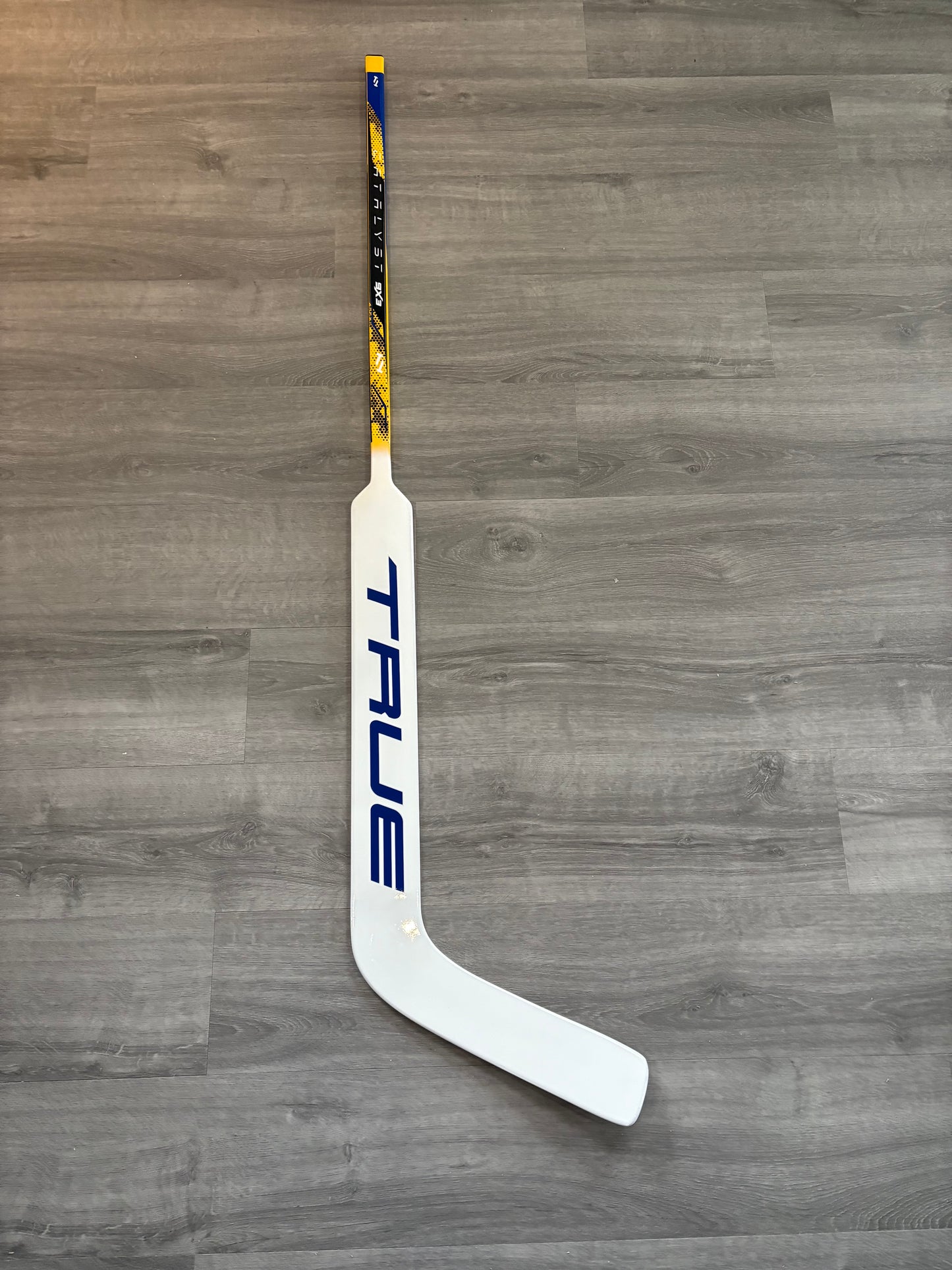 New St. Louis Blues Senior True Regular 25" Paddle Pro Stock Jordan Binnington Catalyst 9X3