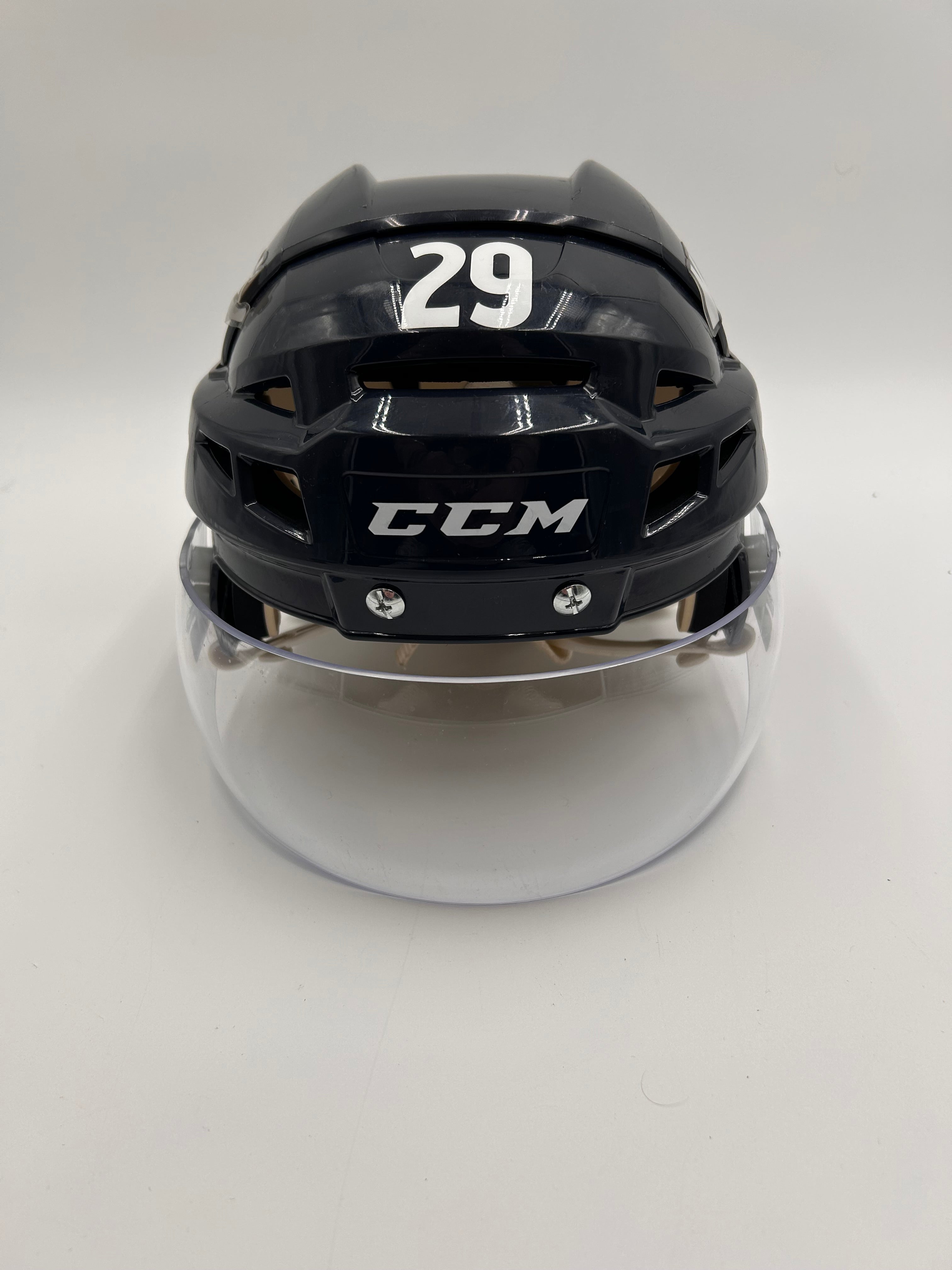 Nathan MacKinnon 2022/23 Game Worn Alternate Helmet – Pond of Dreams