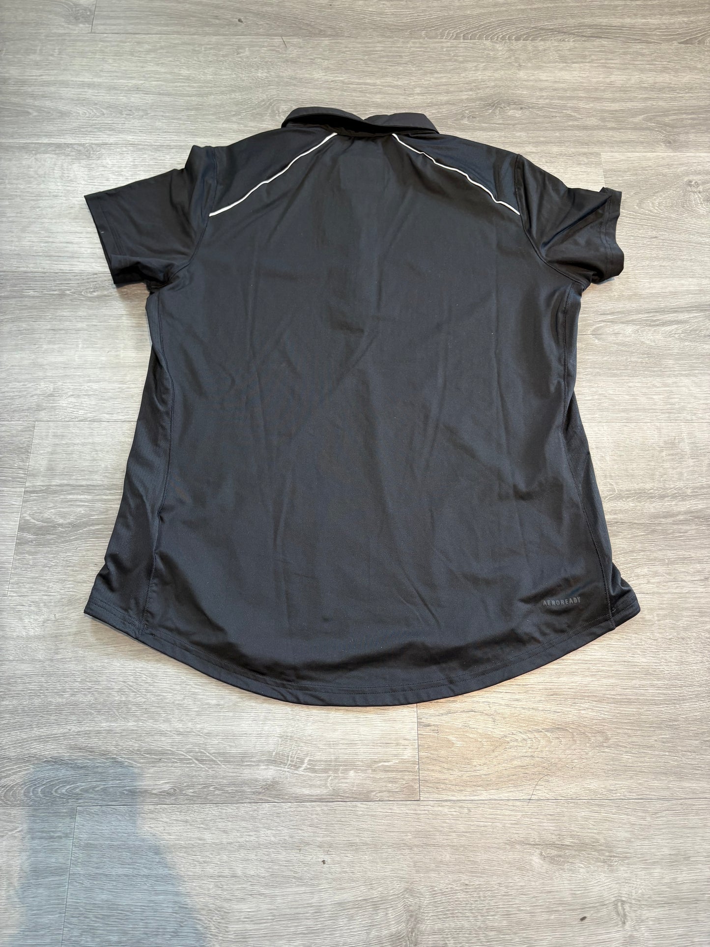 San Jose Sharks Black Women's Adidas Polo