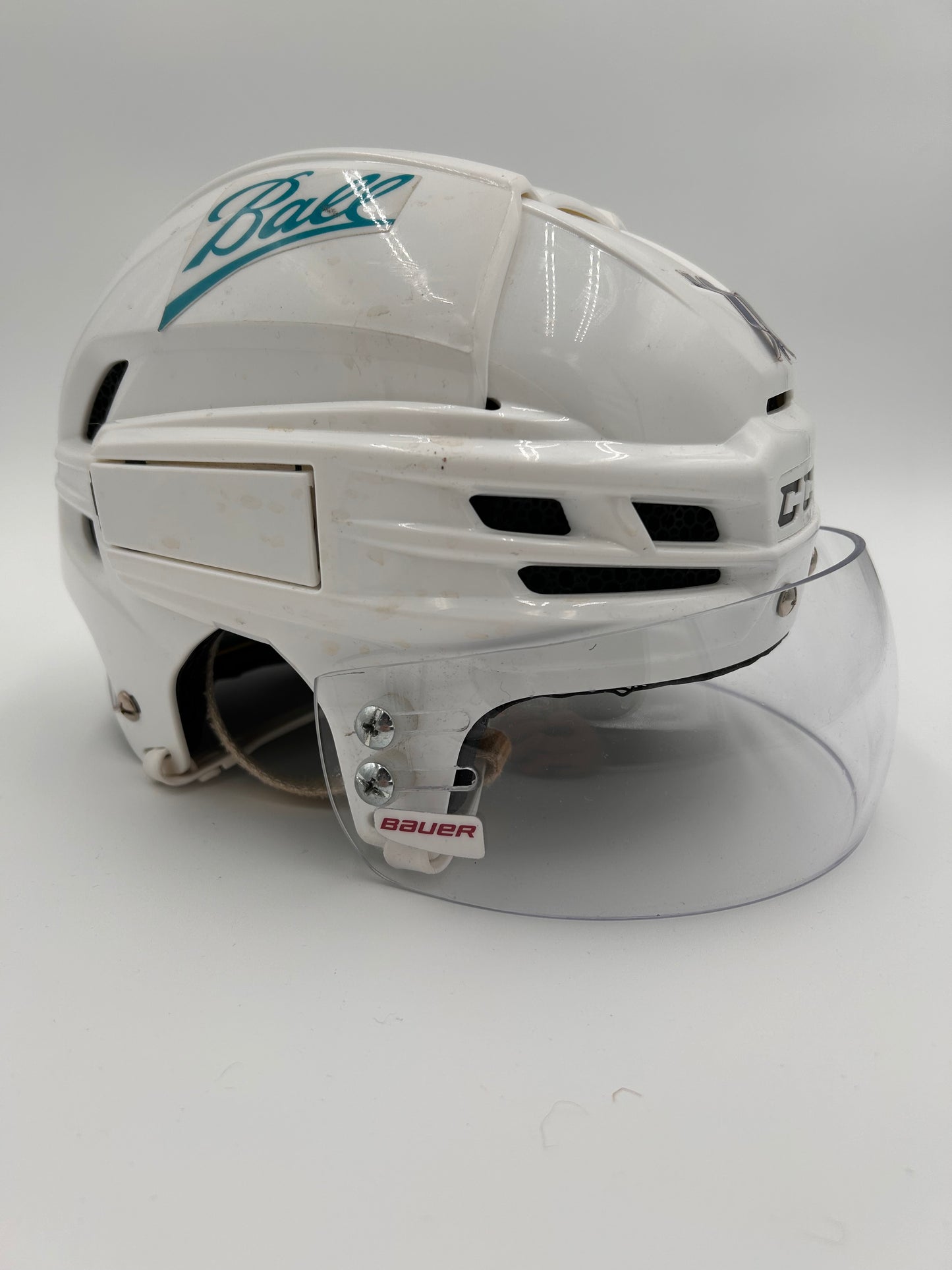 Colorado Avalanche 2021/22 Stanley Cup Finals Game Worn Away Helmets