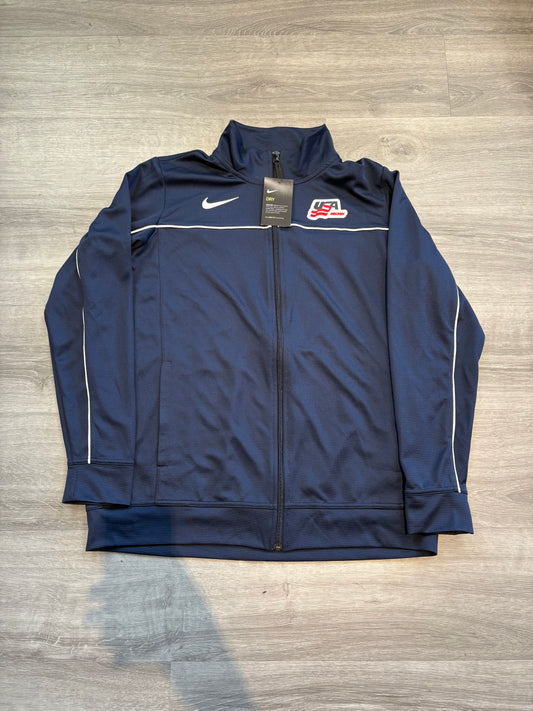 New Nike Team USA Full Zip Light Weight Jacket (Large)
