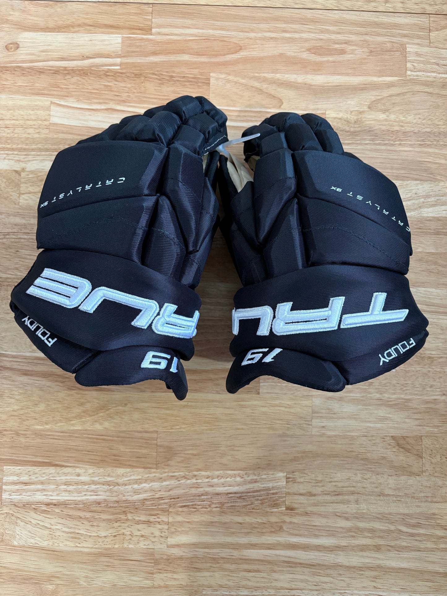 New Columbus Blue Jackets True 13" Pro Stock Foudy Catalyst 9X Pro Gloves