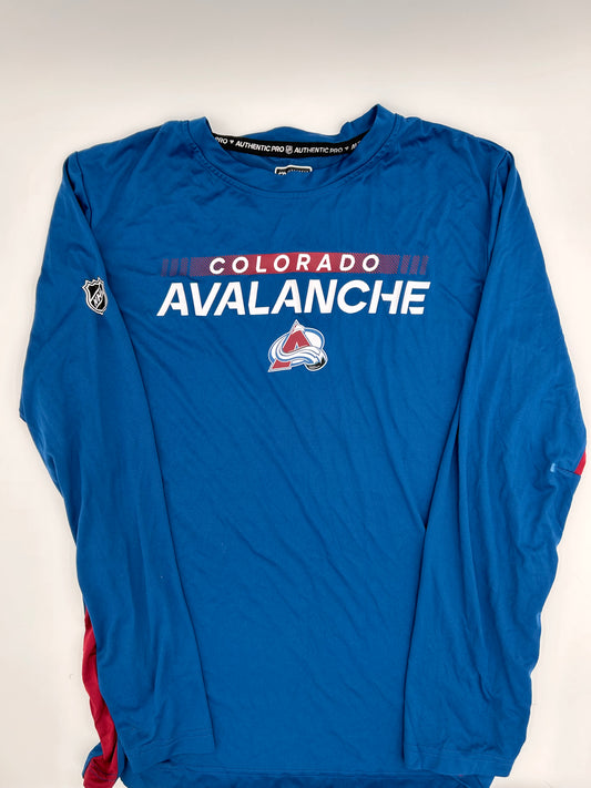 Colorado Avalanche Blue Fanatics "Camp" Long Sleeve Shirt