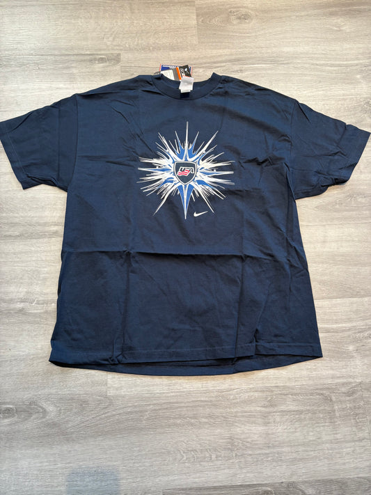 New Team USA Blue Nike Short Sleeve Shirt (XXL)