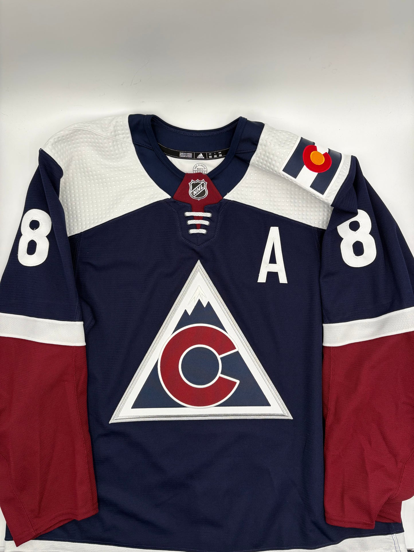 Cale Makar Colorado Avalanche Alternate Made in Canada Jersey