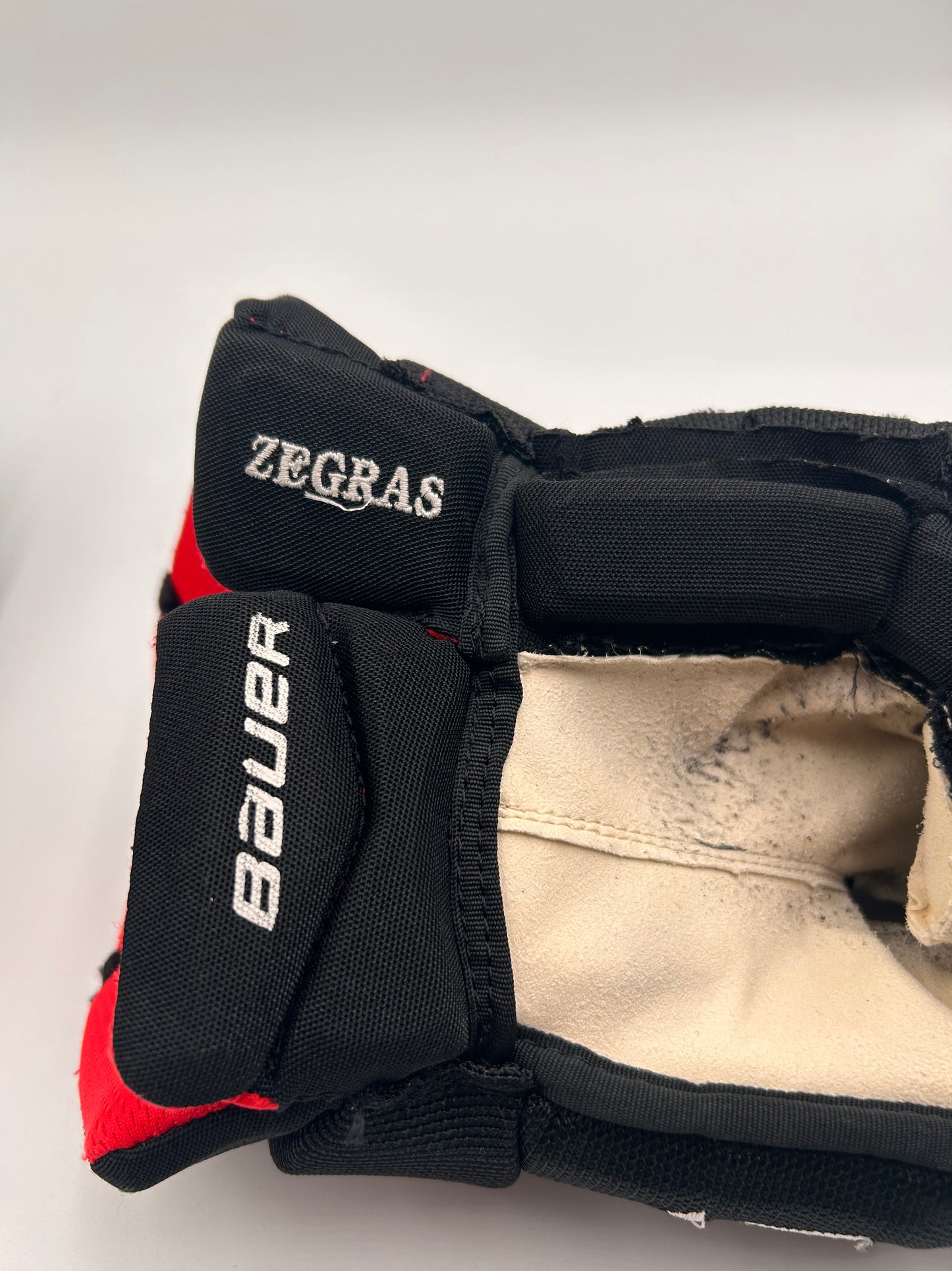 Trevor Zegras Anaheim Ducks Game Worn Gloves